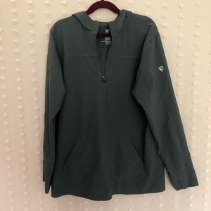 Kuhl Boys Quarter Zip‎ Hooded Windbreaker Jacket